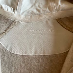 Beige polar fleece by Outdoor Voices